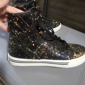 Supra glitter high tops *size 8 in women's